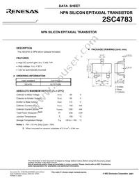 2SC4783-T1-A Datasheet Page 3