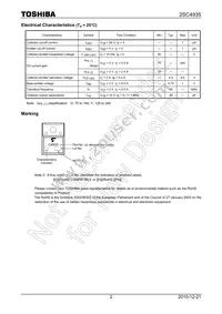 2SC4935-Y Datasheet Page 2