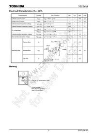 2SC5459(TOJS Datasheet Page 2