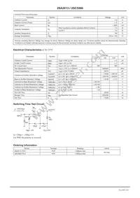 2SC5566-TD-E Datasheet Page 2