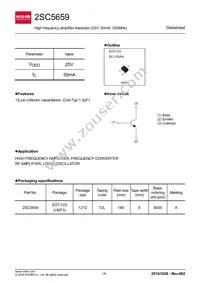 2SC5659T2LN Datasheet Cover