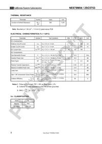 2SC5753-A Datasheet Page 2