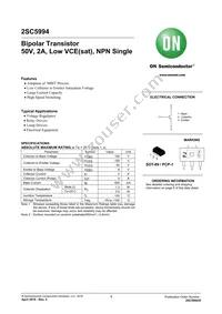 2SC5994-TD-E Datasheet Cover