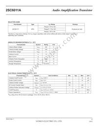 2SC6011A Datasheet Page 2