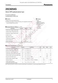 2SC6054G0L Datasheet Cover