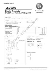 2SC6095-TD-E Datasheet Cover