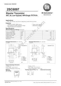 2SC6097-TL-E Datasheet Cover