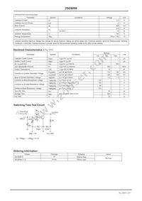 2SC6098-E Datasheet Page 2