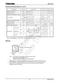 2SD1221-Y(Q) Datasheet Page 2