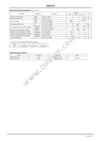 2SD1618S-TD-E Datasheet Page 2