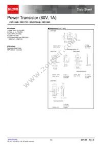 2SD1768STPR Datasheet Cover