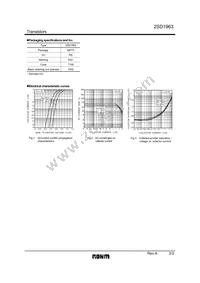 2SD1963T100S Datasheet Page 2