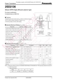 2SD21360RA Datasheet Cover