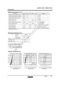 2SD2144STPU Datasheet Page 2