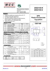 2SD2150-S-TP Datasheet Cover