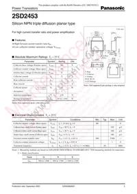 2SD245300L Datasheet Cover