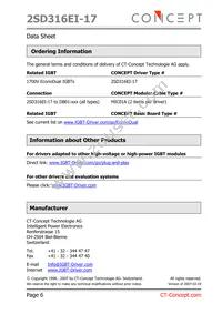 2SD316EI-17 Datasheet Page 6
