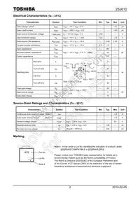 2SJ610(TE16L1 Datasheet Page 2