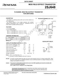 2SJ648-T1-A Datasheet Page 3