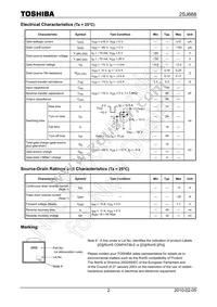 2SJ668(TE16L1 Datasheet Page 2