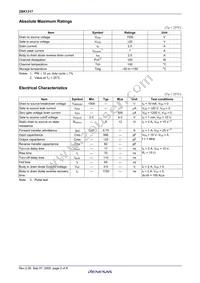2SK1317-E Datasheet Page 2