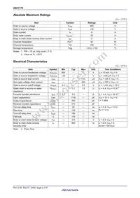 2SK1775-E Datasheet Page 4