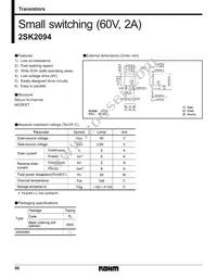 2SK2094TL Datasheet Cover