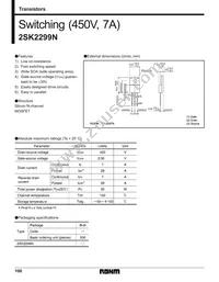 2SK2299N Datasheet Cover