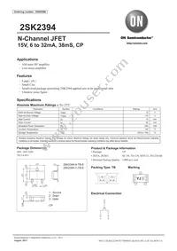 2SK2394-7-TB-E Datasheet Cover