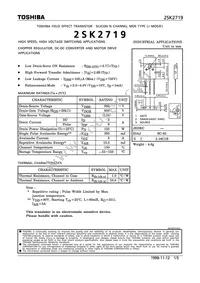 2SK2719(F) Cover