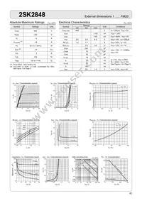 2SK2848 Datasheet Cover