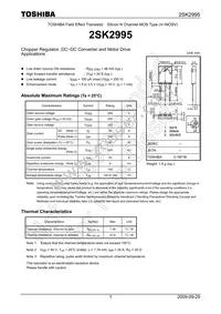 2SK2995(F) Cover