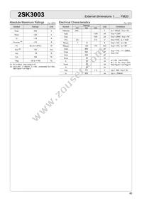 2SK3003 Datasheet Cover