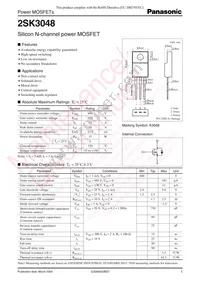 2SK3048 Datasheet Cover