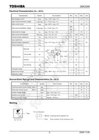 2SK3309(TE24L Datasheet Page 2