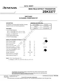 2SK3377-Z-E2-AZ Datasheet Page 3