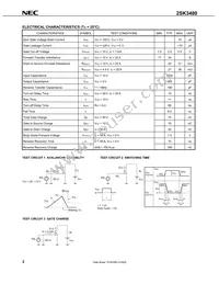 2SK3480-AZ Datasheet Page 4