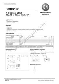 2SK3557-6-TB-E Datasheet Cover