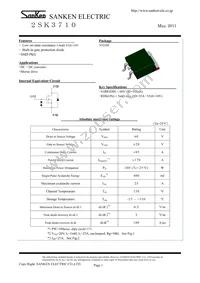 2SK3710 Datasheet Cover