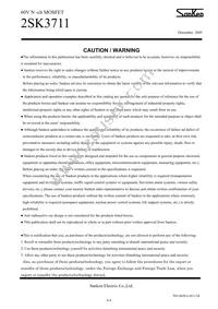 2SK3711 Datasheet Page 9