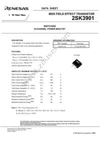 2SK3901(0)-ZK-E1-AY Datasheet Page 3