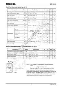 2SK3906(Q) Datasheet Page 2
