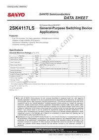 2SK4117LS Datasheet Cover
