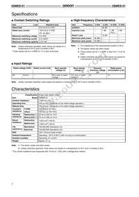 2SMES-01 Datasheet Page 2