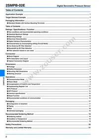 2SMPB-02E Datasheet Page 2