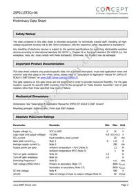 2SP0115T2C0-06 Datasheet Page 2