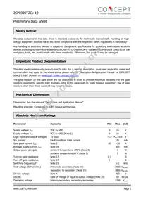 2SP0320T2C0-12 Datasheet Page 2