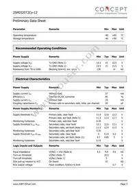 2SP0320T2C0-12 Datasheet Page 3