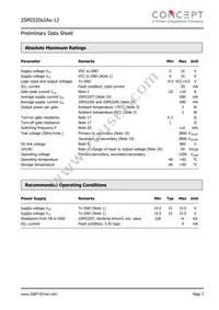 2SP0320V2A0-12 Datasheet Page 3