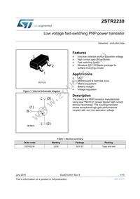 2STR2230 Datasheet Cover